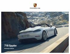 ポルシェのカタログ | Porsche 718 Spyder | 2022/2/3 - 2023/1/31