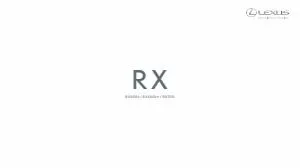 レクサスのカタログ | Lexus RX | 2023/2/5 - 2024/2/4