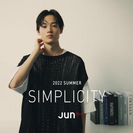ジュンレッドのカタログ | 2022 Summer Simplicity | 2022/5/14 - 2022/7/22