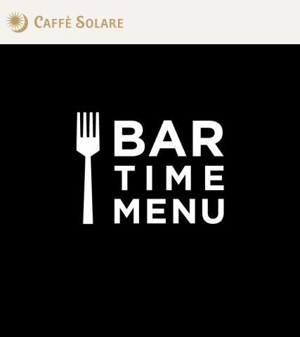 CAFFE SOLAREのカタログ | Bar Time Menu | 2022/3/8 - 2022/6/17