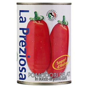 カルディコーヒーファームにおける￥98でのラ・プレッツィオーザ　ホールトマト缶　400g【賞味期限：2025/9/30】のオファー